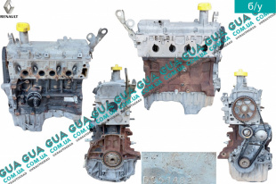 Двигатель ( мотор без навесного оборудования ) E7J 634 Renault / РЕНО MEGANE I CLASSIC / МЕГАН 1 КЛАСИК 1.4 (1390 куб. см.)