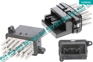 Реостат печки ( резистор, регулятор оборотов печки, сопротивление ) Ford / ФОРД S-MAX 2010- / ЕС-МАКС 10- 1.6TDCi (1560 куб. см.)