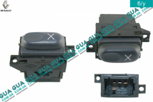 Кнопка блокировки стеклоподъемника двери 4 контакта Renault / РЕНО ESPACE III / ЕСПЕЙС 3 2.2DCI (2188 куб.см.)