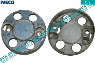 Колпак колесный R16 метал ( крышка диска / спарка ) Iveco / ИВЕКО DAILY II 1989-1999 / ДЭЙЛИ Е2 89-99 2.5TD (2499 куб.см.)