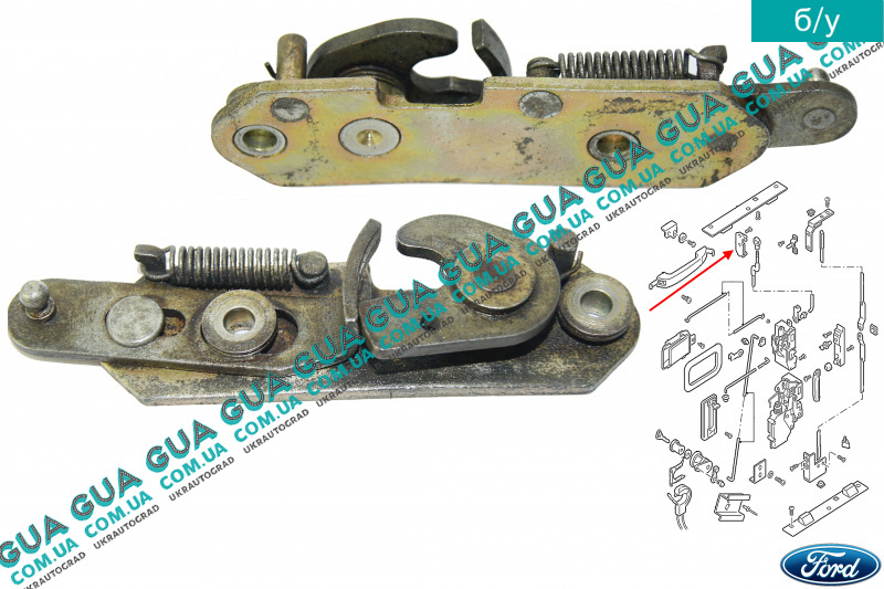 Защелка задней двери форд транзит