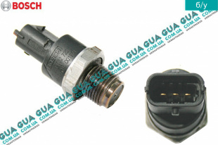 Датчик, давление подачи топлива ( Датчик давления топлива в рейке / Редукционный клапан ) Vauxhal / ВОКСХОЛ MOVANO 1998-2003 2.5DCI (2463 куб.см.)