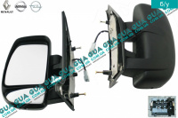 Зеркало заднего вида наружное / боковое электрическое левое 03- Opel / ОПЕЛЬ MOVANO 2003-2010 / МОВАНО 03-10 2.5DCI (2463 куб.см.)
