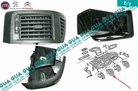 Дефлектор / повітряна заслінка обдува кабіни ліва ( центральна ) Fiat / ФІАТ DUCATO 250 2006- / ДУКАТО 250 2.3JTD (2286 куб.см.)
