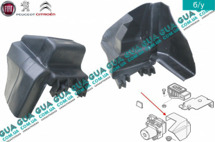 Защитный кожух блока АБС / ABS Fiat / ФІАТ DUCATO 250 2006- / ДУКАТО 250 3.0JTD (2999 куб.см.)