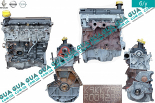 Двигатель ( мотор без навесного оборудования стартер спереди ) K9K 792 Suzuki / СУЗУКИ JIMNY 2003- 1.5DDIS (1461 куб.см.)