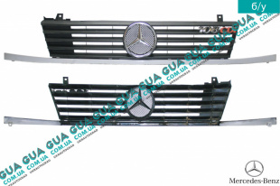 Решетка радиатора Mercedes / МЕРСЕДЕС VITO W638 1996-2003 / ВІТО 638 96-03 2.3TD (2299 куб.см.)