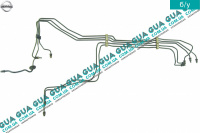 Трубка гальмівної системи від головного гальмівного циліндра до АБС/ABS ( комплект )