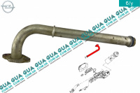 Трубка охлаждающей жидкости ( патрубок / трубка корпуса масляного фильтра)  Opel / ОПЕЛЬ ZAFIRA B 2005-2012 / ЗАФИРА Б 05-12 1.8 (1796 куб.см.)