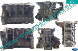 Блок цилиндров двигателя ( голый ) Ford / ФОРД TRANSIT 2000-2006 / ТРАНЗИТ 00-06 2.0TDCI (1998 куб.см)