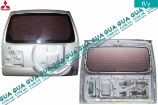 Дверь задняя голая ( крышка багажника )  Mitsubishi / МІТСУБІСІ PAJERO III 2000-2006 / ПАДЖЕРО 3 00-06 2.5TD 4WD (2477 куб.см.)