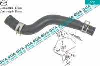 Шланг / патрубок гідропідсилювача ( ГПРа ) ( трубка від насоса до бачка) Mazda / МАЗДА 323 F 1998-2004 1.8 16V (1840 куб.см. )