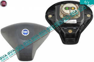 Подушка безопасности AirBag ( руль ) Fiat / ФІАТ STILO 2001-2008 / СТИЛО 1.8 16V (1747 куб.см.)