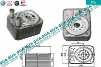 Масляный радиатор ( масляный охладитель / теплообменник ) Seat / СЕАТ ALTEA 2004- 2.0TDI 16V (1968 куб.см.)