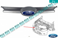 Решетка радиатора  Ford / ФОРД FOCUS III / ФОКУС 3 1.5TDCI (1499куб.см.)