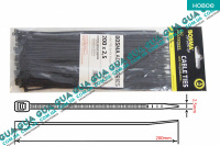 Стяжка / хомут пластиковый L200x2,5 ( черный ) 100 шт