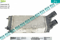 Радиатор интеркулера Citroen / СИТРОЭН C4 PICASSO 2006-2013 / С4 ПИКАССО 1.6HDI (1560 куб. см.)