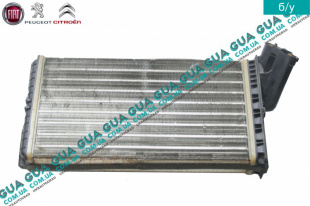 Радиатор печки ( отопителя ) Fiat / ФІАТ SCUDO 220 1995-2004 / СКУДО 220 95-04 1.9D (1905 куб.см.)
