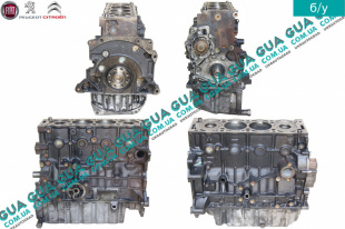 Блок цилиндров двигателя ( в сборе ) RHR Fiat / ФІАТ SCUDO 2007- / СКУДО 07- 2.0HDI (1997куб.см.)