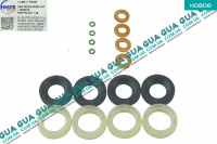 Монтажный комплект форсунки ( сальник, шайба, уплотнительное кольцо ) Ford / ФОРД C-MAX 2003-2007 / ФОКУС С-МАКС 1.6TDCI (1560 куб.см.)