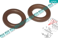 Уплотнительное резиновое кольцо трубки обратки форсунки ( сальник, манжет, прокладка ) 3.5x1.25 1шт Seat / СЕАТ ALHAMBRA 2010- 2.0TDi (1968 куб. см.)