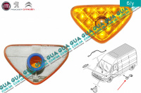 Покажчик повороту / бічний повторювач ( жовтий ) Fiat / ФІАТ DUCATO 244 2002-2006 / ДУКАТО 244 2.8JTD (2800 куб.см.)