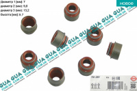 Сальник / уплотнительное кольцо клапана 7Х9.8/13.2Х9.7(1 шт ) Vauxhal / ВОКСХОЛ VIVARO 2000- 1.9DCI (1870 куб.см.)
