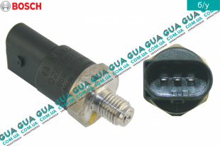 Датчик, давление подачи топлива ( Датчик давления топлива в рейке / Редукционный клапан ) VW / ВОЛЬКС ВАГЕН LT28-55 1996-2006 / ЛТ28-55 96-06 2.8TDI (2799 куб.см.)