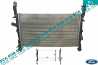 Радиатор охлаждения ( основной ) без датчика Ford / ФОРД TRANSIT 2006- / ТРАНЗИТ 06- 2.3 V16 (2295 куб.см.)