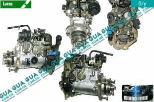 Топливный насос высокого давления ТНВД ( DWLP11 ) Fiat / ФІАТ SCUDO 220 1995-2004 / СКУДО 220 95-04 1.9D (1868 куб.см.)