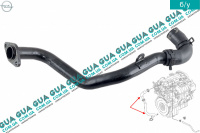 Патрубок вентиляції картерних газів ( трубка / шланг сапуна ) Opel / ОПЕЛЬ ZAFIRA B 2005-2012 / ЗАФІРА Б 05-12 1.6 CNG Turbo (1598 куб.см.)