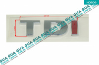 Емблема ( логотип / значок ) "TDI" VW / ВОЛЬКС ВАГЕН LT28-55 1996-2006 / ЛТ28-55 96-06 2.5TDI (2461 куб.см.)