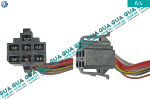 Фишка / разъем с проводами замка зажигания /проводка контактной групи / штекер контакт Seat / СЕАТ AROSA 1997-2004 1.4TDI (1422 куб.см.)