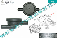 Сапун / клапан pcv (вентиляції картерних газів) Opel / ОПЕЛЬ MOVANO 1998-2003 / МОВАНО 98-03 2.2DCI (2188 куб.см.)